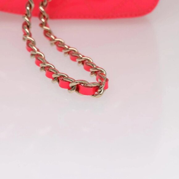 CHANEL Vanity Cosmetic Pouch Enamel Pink CC - Picture 7 of 15